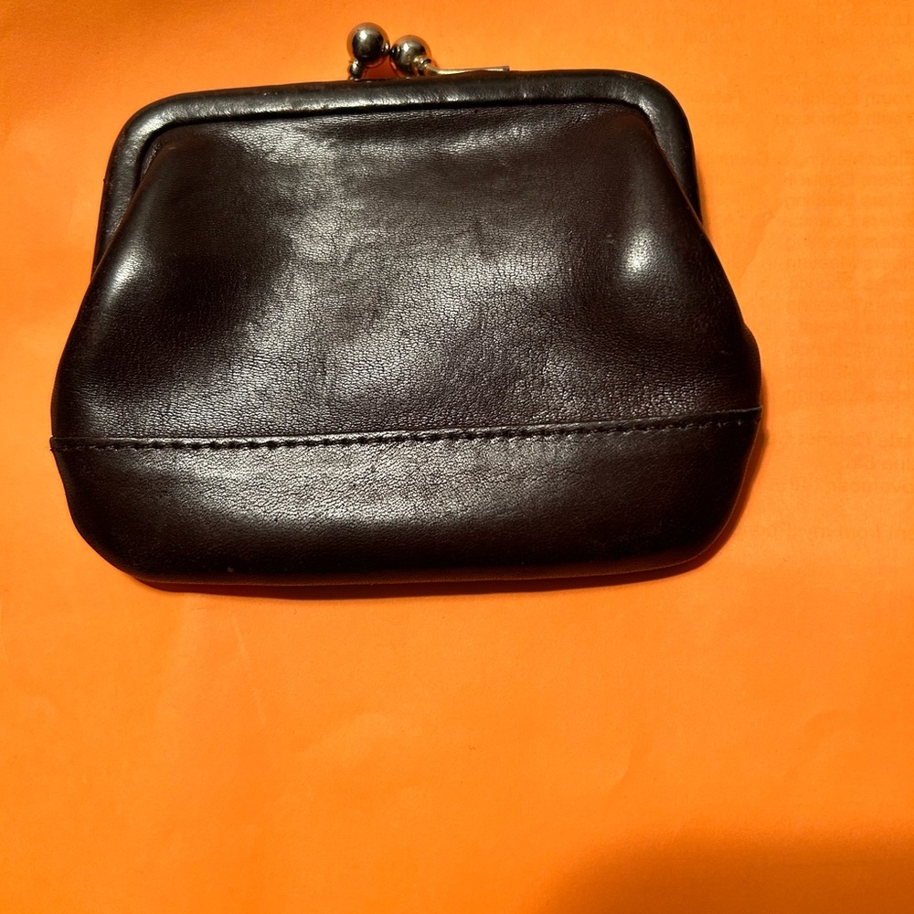 Vintage Coach lock coin purse